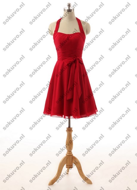 Chiffon jurk rood chiffon-jurk-rood-94_17