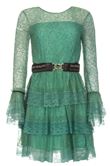 Turquoise kanten jurk turquoise-kanten-jurk-72_10