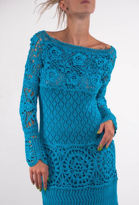 Turquoise kanten jurk turquoise-kanten-jurk-72_5