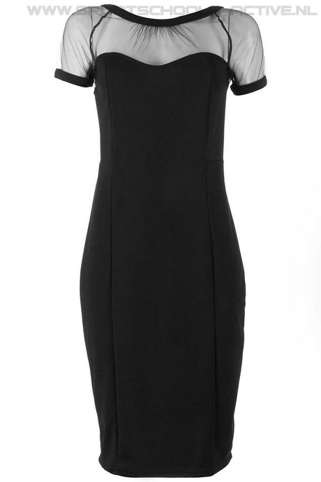 Zwarte jurk met korte mouw zwarte-jurk-met-korte-mouw-13_5