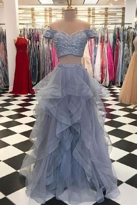 2023 2-delige prom dresses
