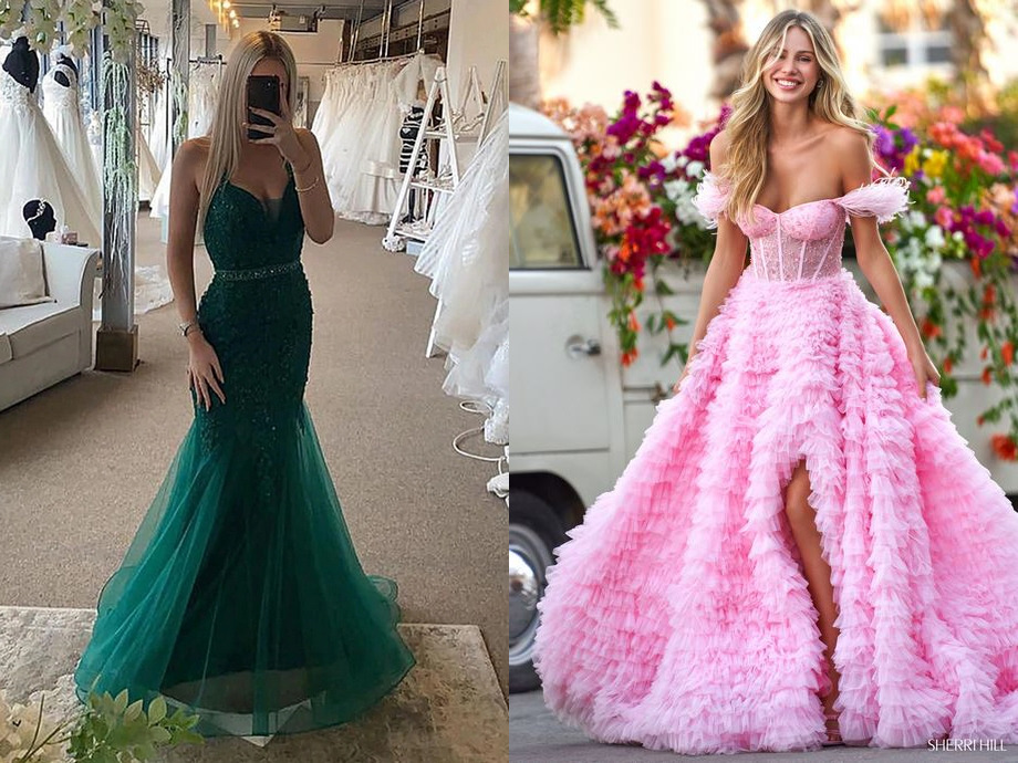 2023 lace prom dresses