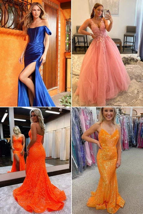 Oranje prom dresses 2024