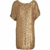 Gouden pailletten jurk