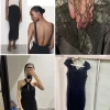 Zara zwarte kanten jurk 2023