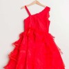 Rode meisjes jurk