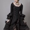 Victoriaanse gothic jurk