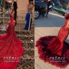 Rode zeemeermin prom dresses 2023