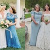 Thee lengte moeder van de bruid jurken 2023